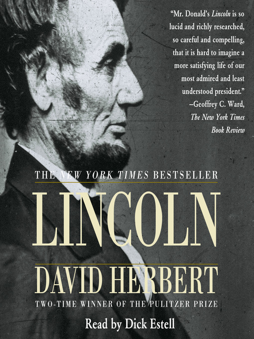 Title details for Lincoln by David Herbert Donald - Available